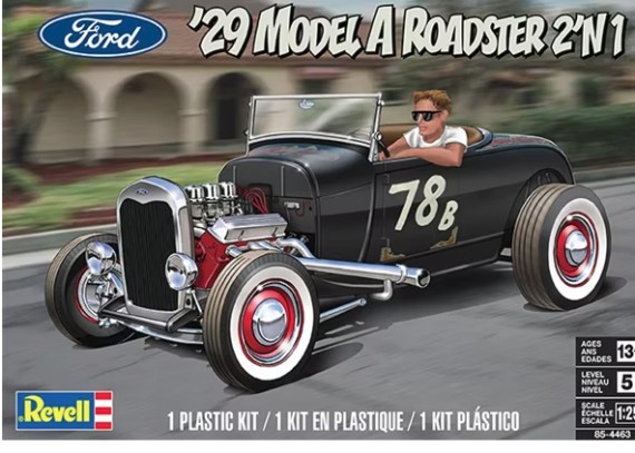 Mo4463 29 Model A Roadster 2&1