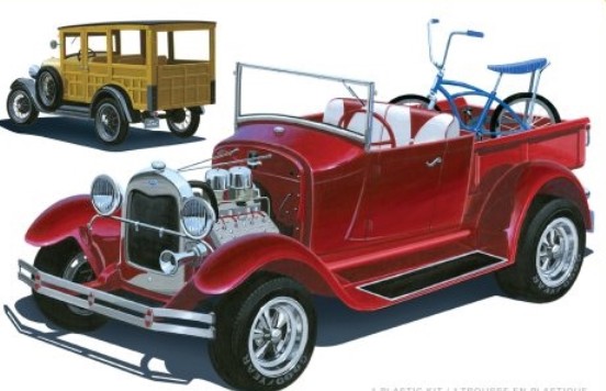 Amt1269 1929 Ford Woody/Pickup