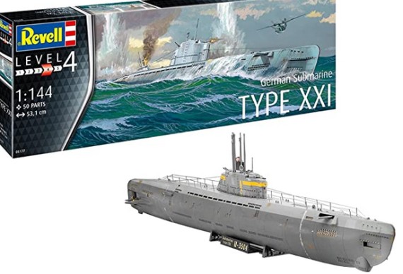 Re05177 German Submarine type XXI