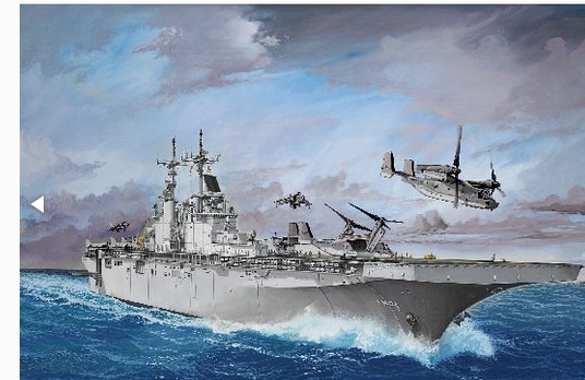 Re05178 US Navy Assault Carrier Wasp Class