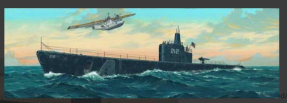 Tr05905 USS Gato SS-212 1941