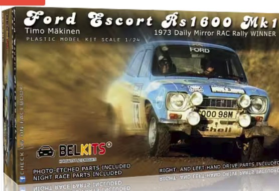 Bel006 Ford Eskort rs 1600 Mk 1