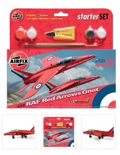 A55105Raf red Arrows Gnat