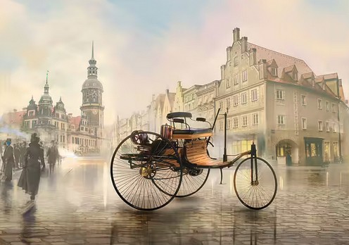 Icm24042 Benz Patent-motorwagen 1886