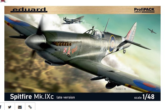 Ed8281 Spitfire Mk.Ixc Late Version
