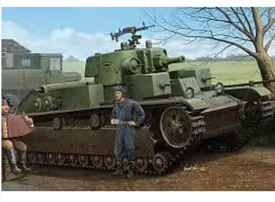 Hb83855 Soviet T-28  Medium Tank