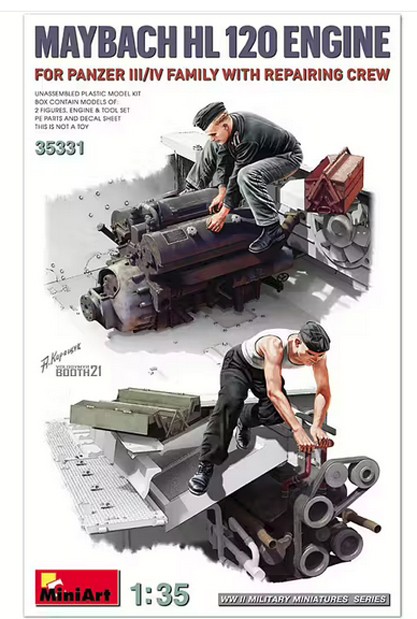 MINIART 35331 Maybach HL 120 Engine