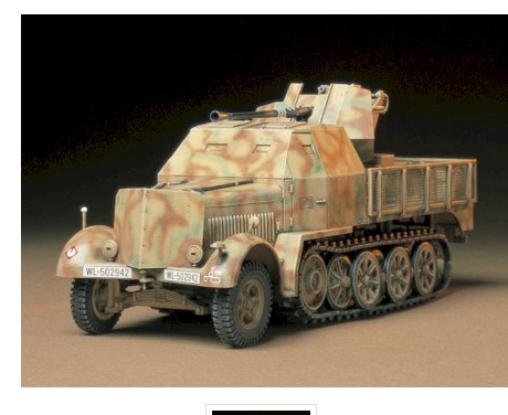 Ta35144 German 8ton Semi Track 3,7cm Flak37